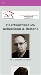 Mobile Screenshot of dr-ackermann.de